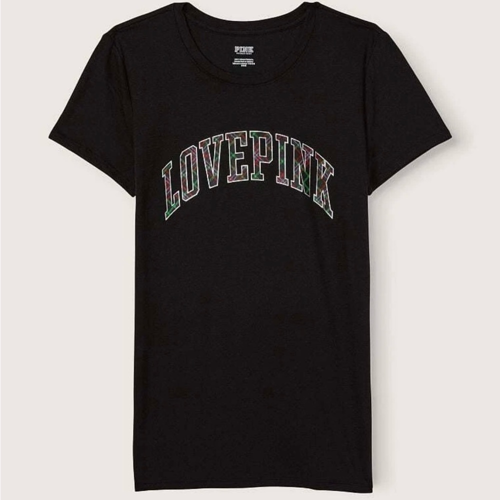 VS Pink Plaid Everyday Tee XL